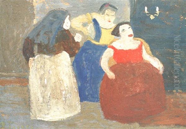 Mala Vida (panico) Oil Painting by Pedro Figari