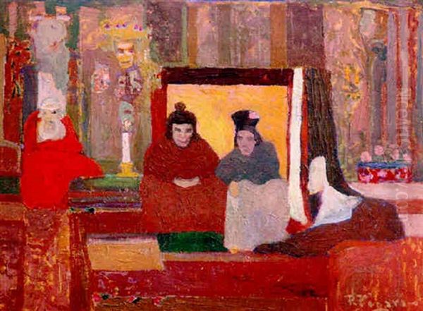 Actores En Receso by Pedro Figari