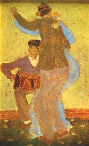 Paso De Baile Oil Painting by Pedro Figari