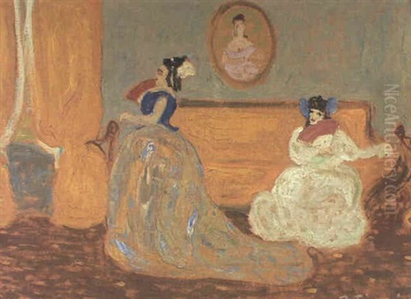 Desacuerdo Oil Painting by Pedro Figari