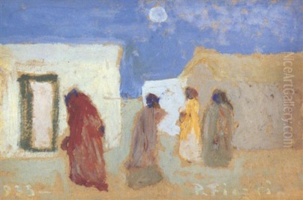 El Suburbio by Pedro Figari