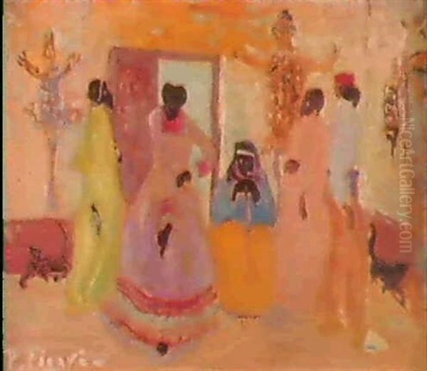 Autoritarismo Oil Painting by Pedro Figari