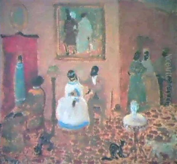 Alevosia. Oil Painting by Pedro Figari