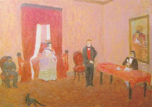 Manuelita Rosas (rosas Dicta) Oil Painting by Pedro Figari