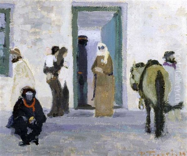 House Of The Witch Doctor Oil Painting by Pedro Figari