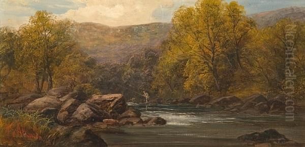 Betts Y Coed Oil Painting by John Gunson Atkinson