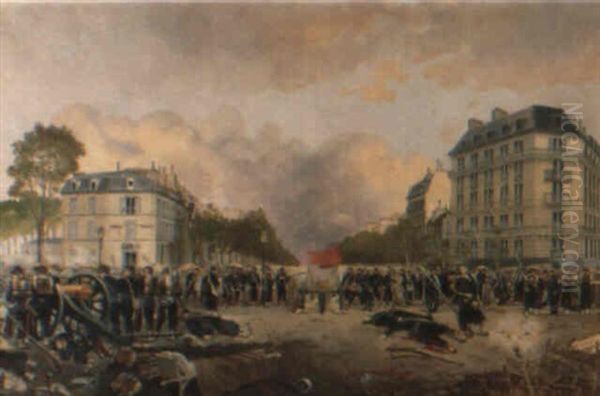 Episode De La Commune, Paris, Place Denfert-rochereau by Benoit Fillatreau