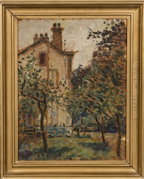 House Oil Painting by Alfred William (Willy) Finch