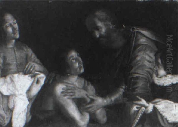 The Return Of The Prodigal Son Oil Painting by Paolo Domenico Finoglia