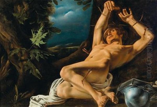 Saint Sebastian Oil Painting by Louis (Ludovico) Finson