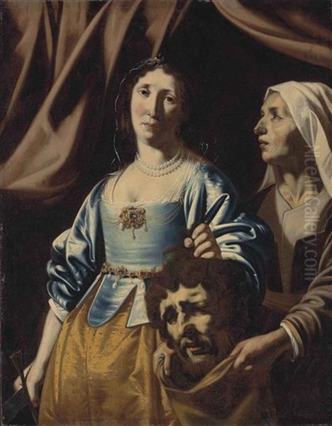 Judith With The Head Of Holofernes by Louis (Ludovico) Finson