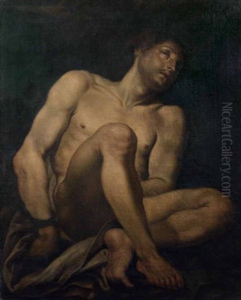 Saint Sebastien Oil Painting by Louis (Ludovico) Finson