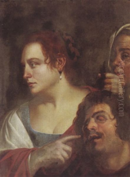 Judith With The Head Of Holofernes Oil Painting by Louis (Ludovico) Finson