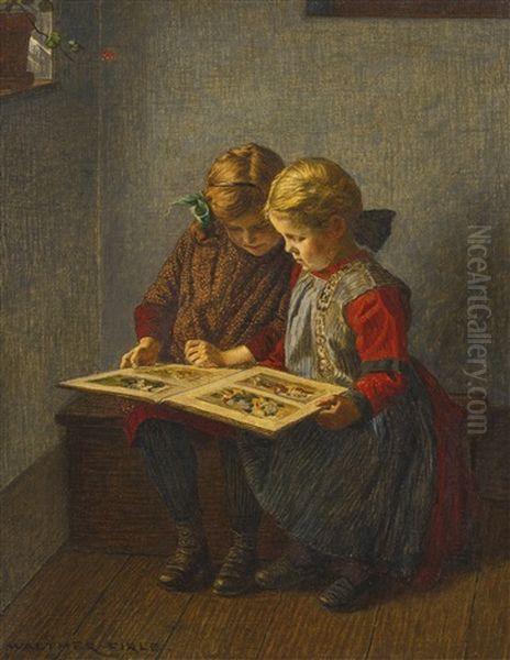 The Fairy Tale (das Marchen) Oil Painting by Walter Firle