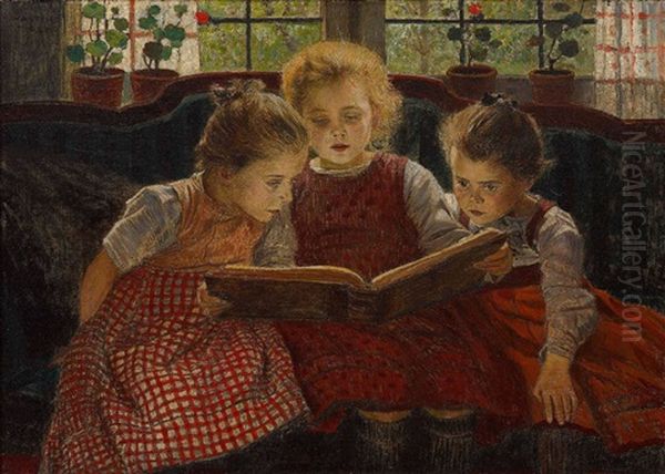 Marchenstunde Oil Painting by Walter Firle