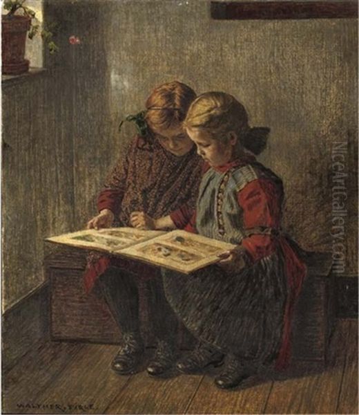 The Picture Book Oil Painting by Walter Firle