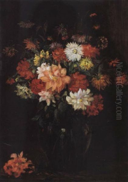 Blumenstilleben Oil Painting by Walter Firle