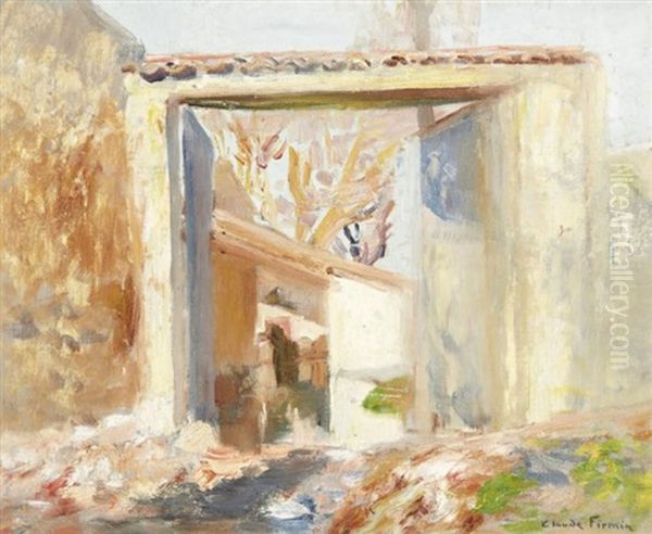 La Maison Du Peintre Oil Painting by Claude Firmin