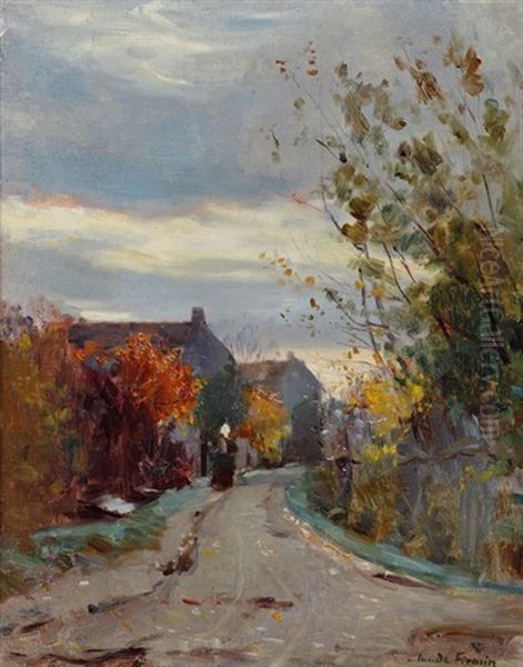 La Route Animee Oil Painting by Claude Firmin