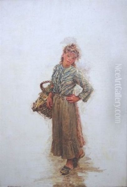 Jeune Fermiere Oil Painting by Marie Francois Firmin-Girard