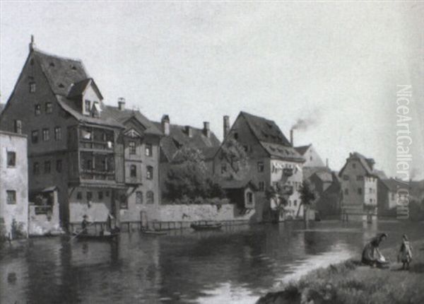 Altstadt An Der Pegnitz by August Fischer