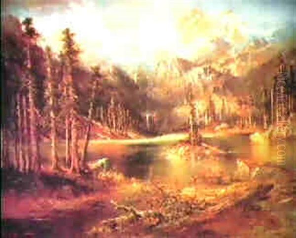 Spring Runoff Oil Painting by Hugh Antoine Fischer