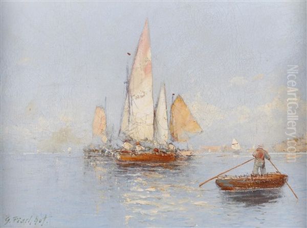 Segelboote by Georg Fischhof