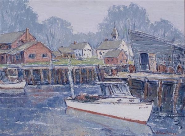 Kennebunkport Oil Painting by William Fisher