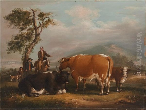 Pastoral Scene by Alvan Fisher