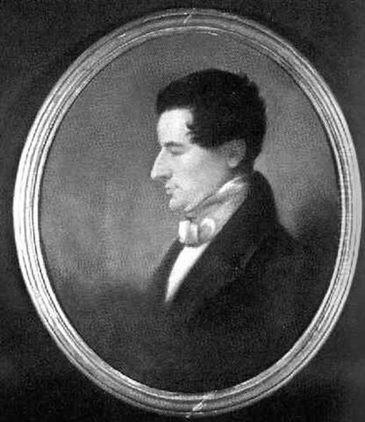 Portrait Of Mr. Symmes Of Lancaster, Massachusetts by Alvan Fisher