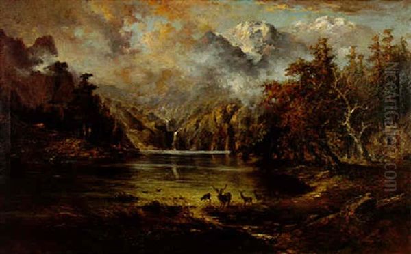 Northern California Landscape Oil Painting by Hugo Anton Fisher