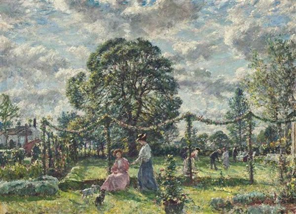 The Garden Party Oil Painting by Mark William Fisher