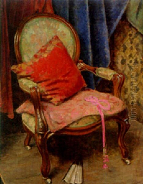 The Empty Chair Oil Painting by Samuel Melton Fisher