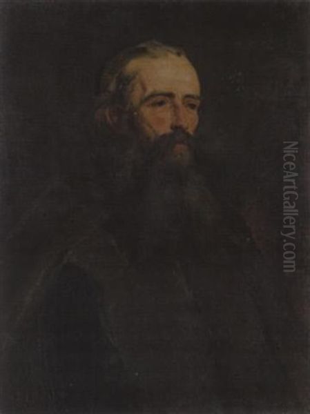 Portrait Des Pra-raphaeliten Frederick George Stephens Oil Painting by William Henry Fisk