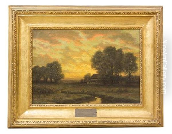 Waning Day Oil Painting by William Crothers Fitler