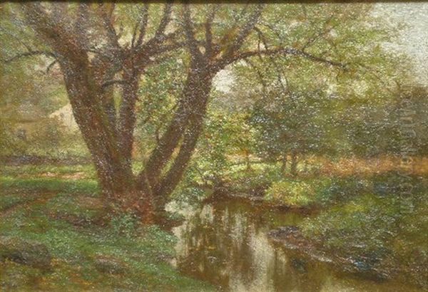 Early June Oil Painting by William Crothers Fitler