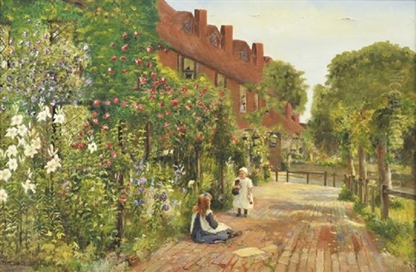 Groombridge, Kent Oil Painting by Florence Fitzgerald