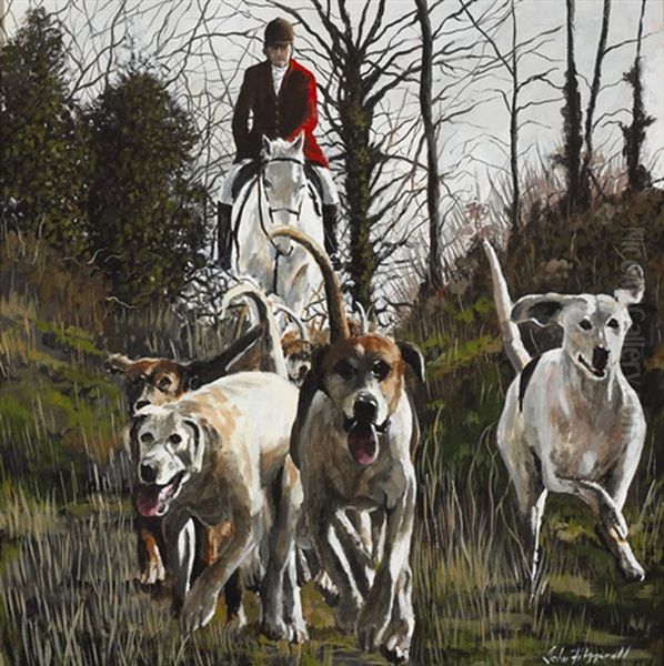 The Wexford Hunt Oil Painting by John Fitzgerald