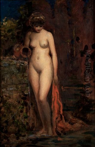 Nude Oil Painting by John Anster Fitzgerald