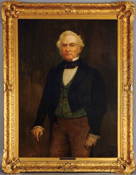 Portrait Of Henry L. Ellsworth Oil Painting by Charles Noel Flagg