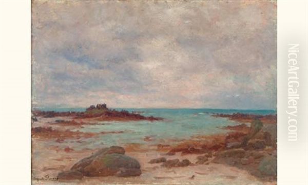 Rivages Aux Environs De Cancale by Marie Auguste Flameng