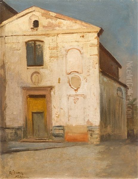 Italienische Kapelle Oil Painting by Albert Flamm