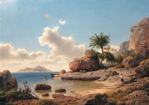 Ansicht Von Capri by Albert Flamm