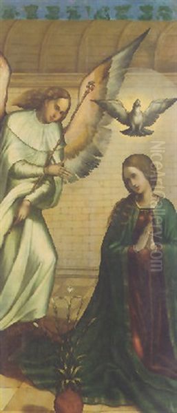 The Annunciation Oil Painting by Juan De Flandes