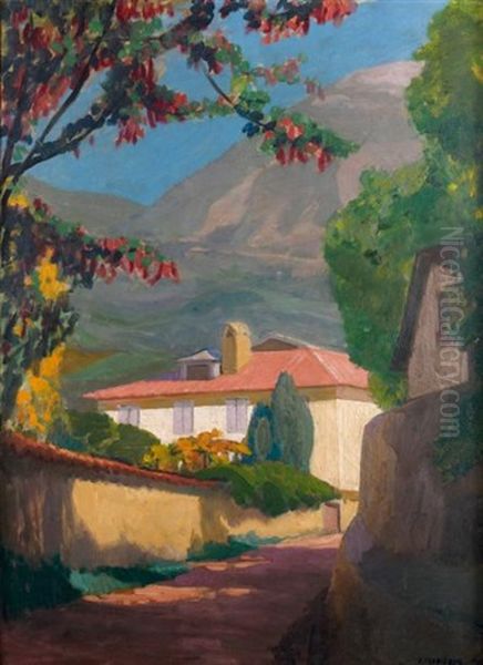 Le Chemin A L'ombre Oil Painting by Jules Leon Flandrin