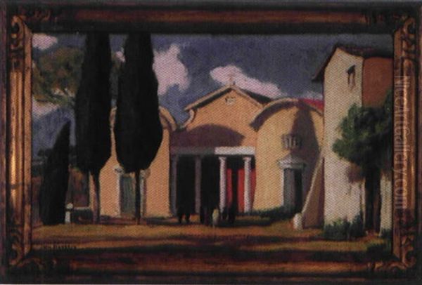 Rome Oil Painting by Jules Leon Flandrin