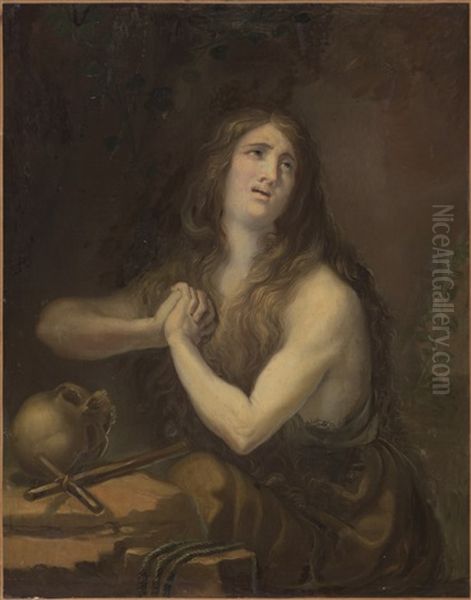 Santa Maria Magdalena Oil Painting by Josep Bernat Flaugier