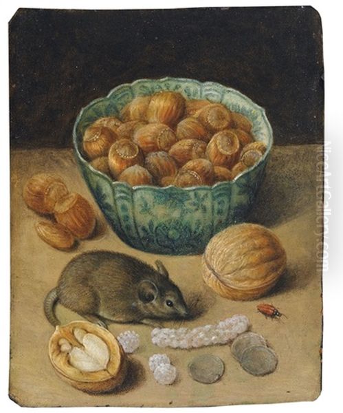 Stillleben Mit Maus Oil Painting by Georg Flegel