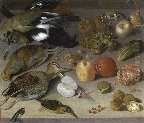 Nature Morte Au Gibier Et Fruits Oil Painting by Georg Flegel