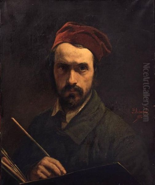 Autoportrait Oil Painting by Joseph Aubanel